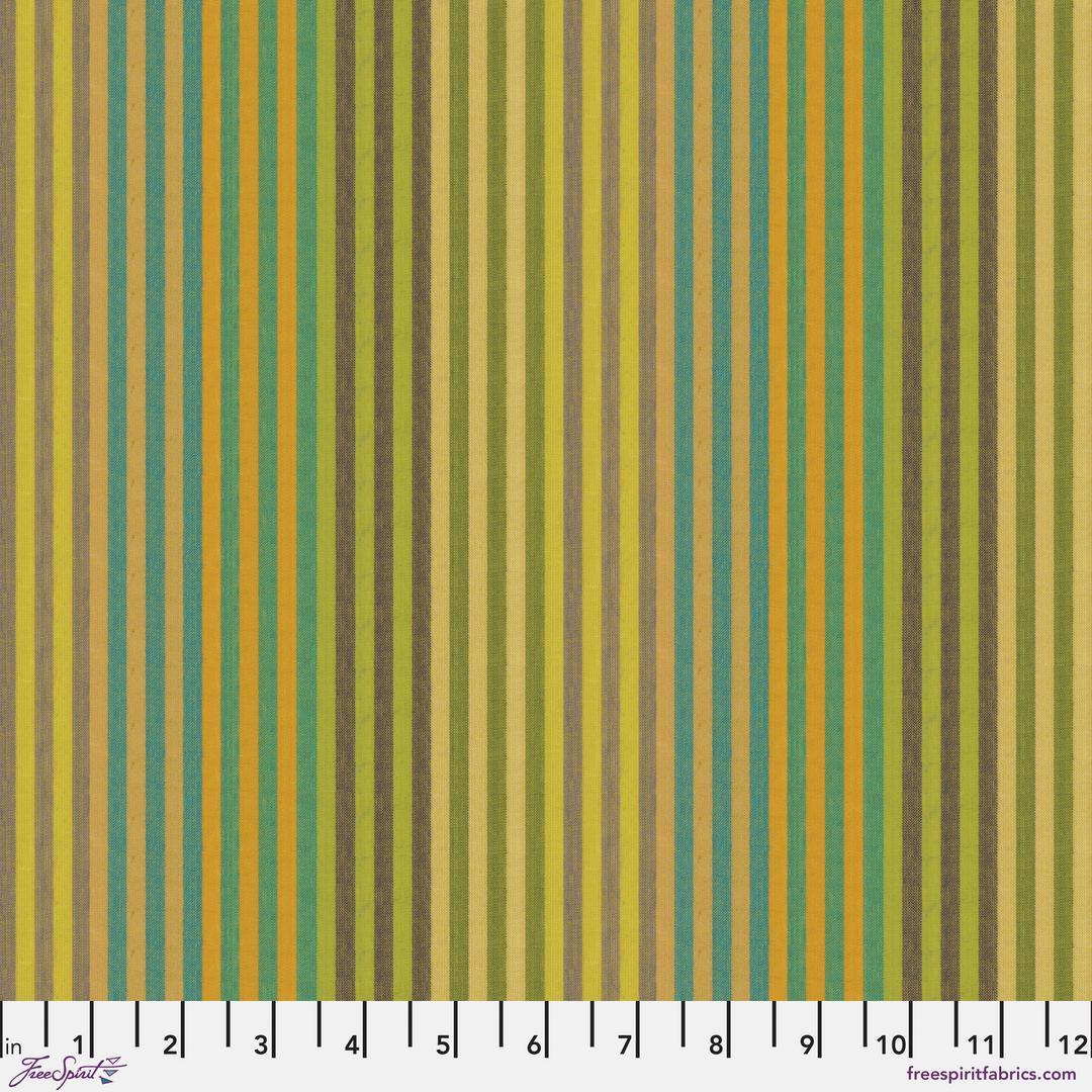 KAFFE FASSETT - Woven Stripes - Caterpillar Stripe, Sprout WSGP001.SPROUT