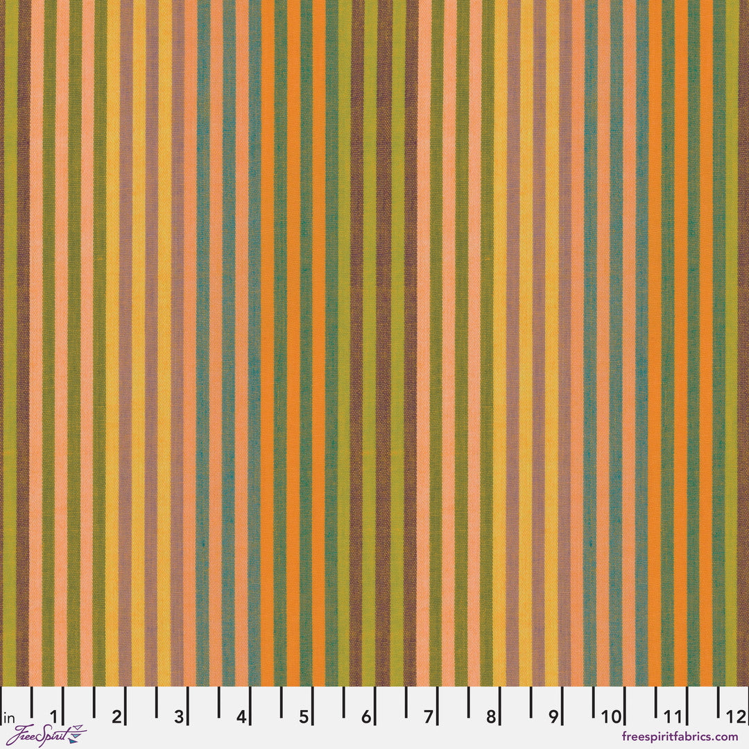 KAFFE FASSETT - Woven Stripes - Caterpillar Stripe, Sunshine WSGP001.SUNSHINE