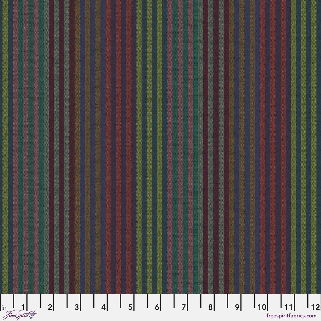 KAFFE FASSETT - Woven Stripes - Caterpillar Stripe, Twilight WSGP001.TWILIGHT