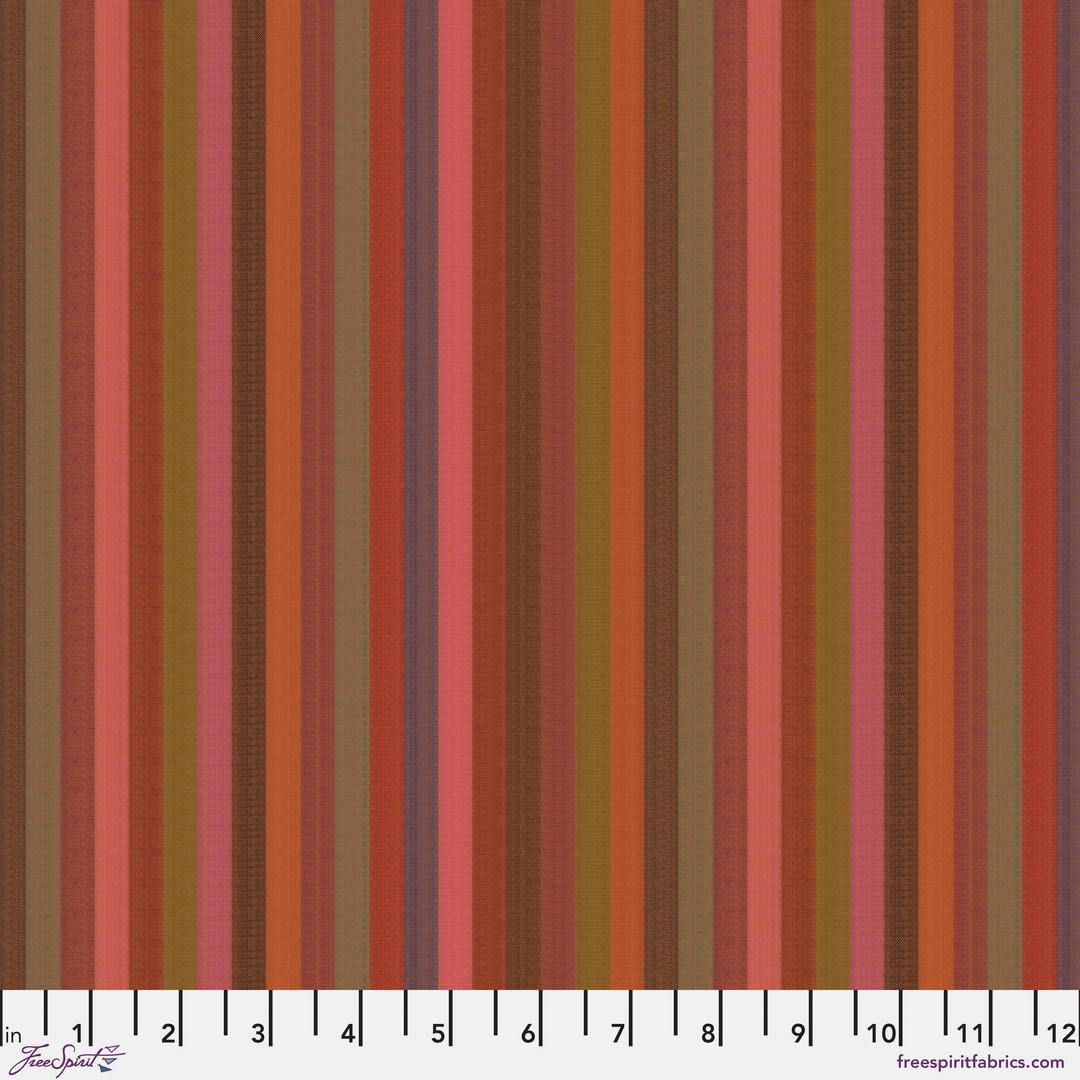 KAFFE FASSETT - Woven Stripes - Narrow Stripe, Tomato WSGP002.TOMATO