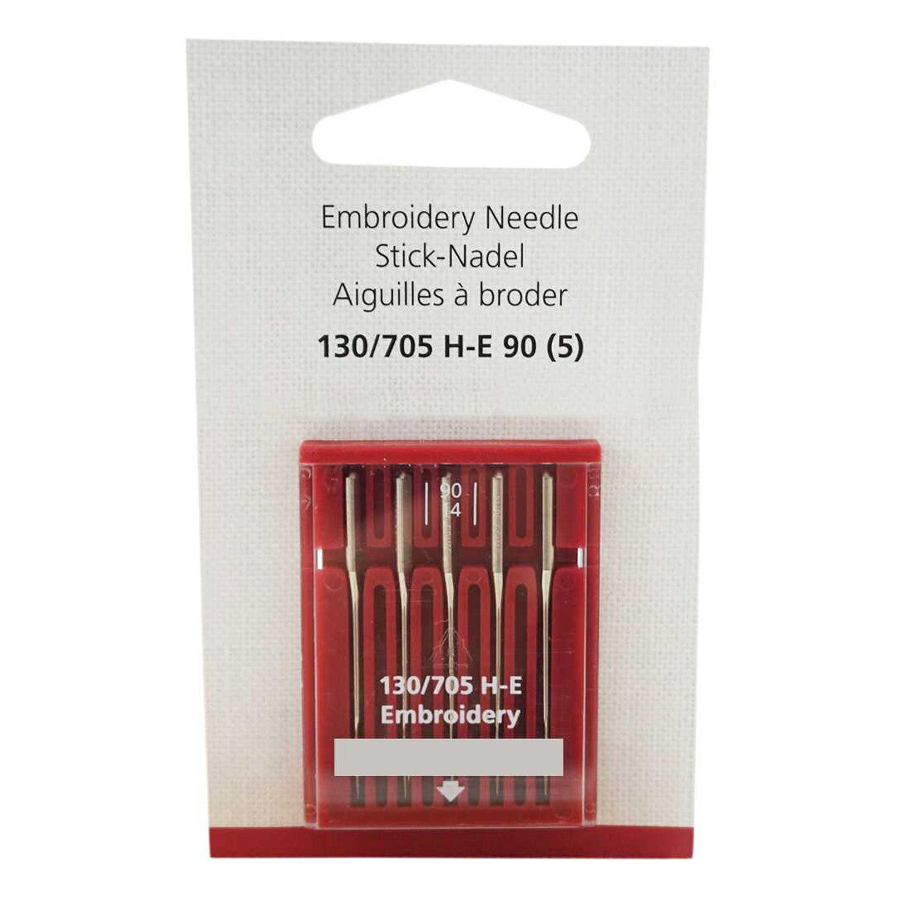 BERNINA CANADA  –  Needles – EMBROIDERY - Size 90/14, 5PK