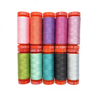 AURIFIL - TULA PINK - ROAR , 50WT THREAD COLLECTION 