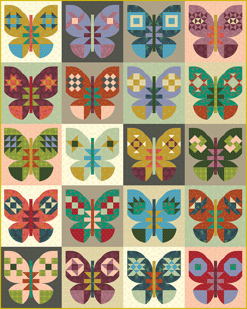 SEW KIND OF WONDERFUL - Butterfly Fields Quilt Along – Artistic Quilts with  Color