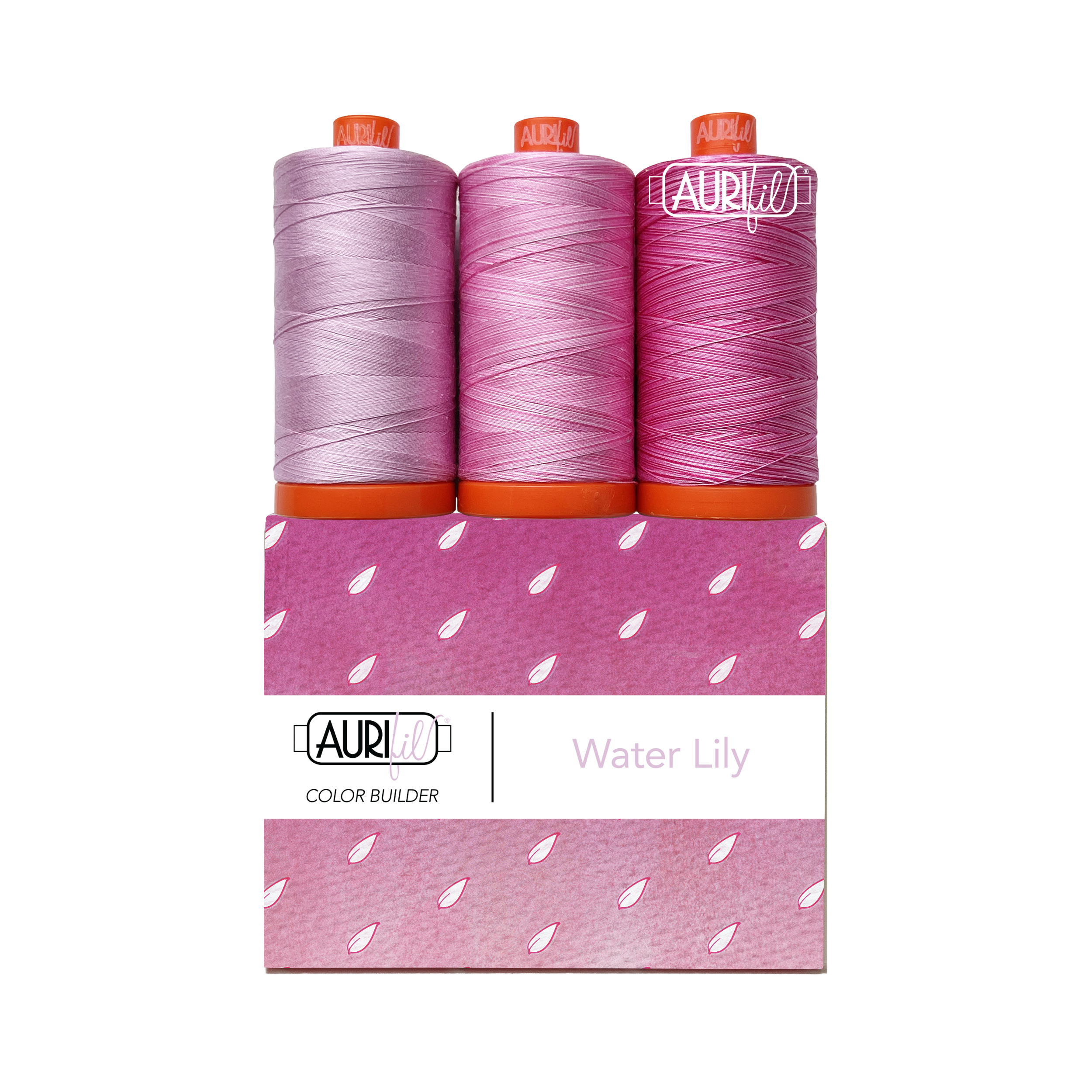 AURIFIL - Thread Color Builder 2022:  MAY Amazon Water Lily - Artistic Quilts with Color