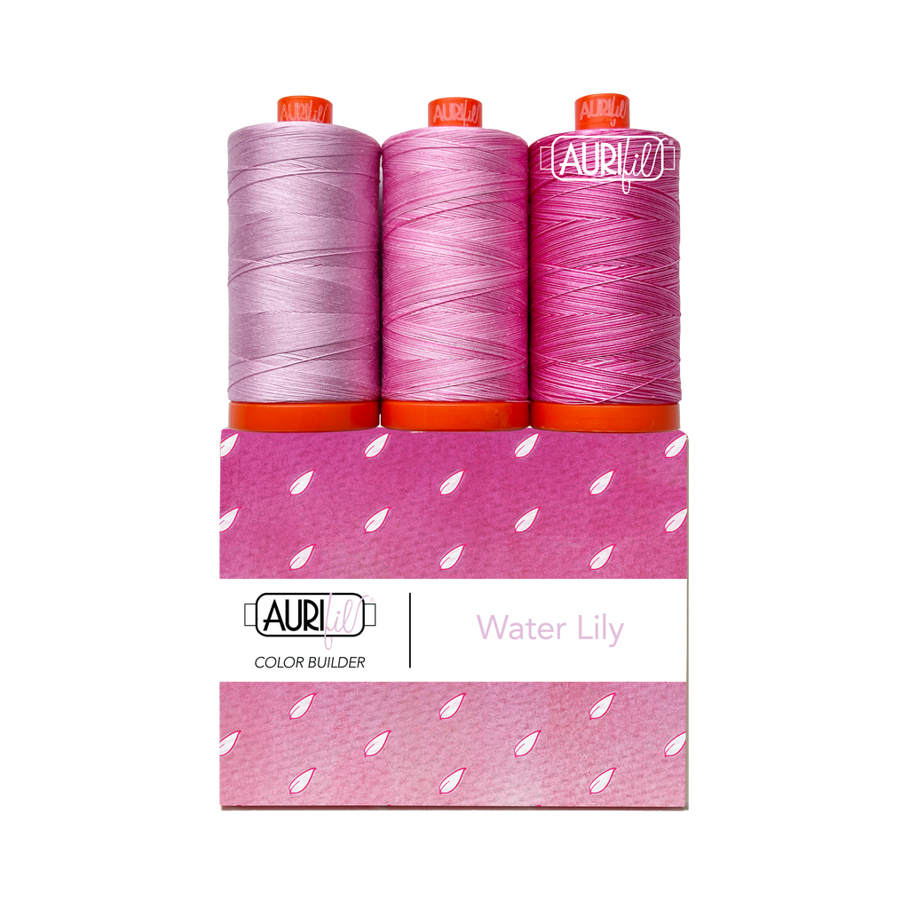 AURIFIL - Thread Color Builder 2022:  MAY Amazon Water Lily - Artistic Quilts with Color