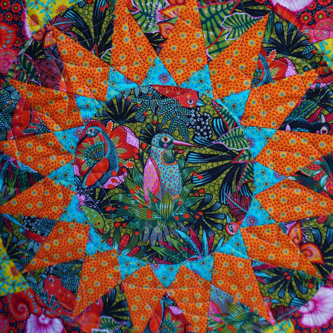 ODILE BAILLOEUL - TROPICALISM -  TROPICAL TRAVELS QUILT KIT SHIPPING NOVEMBER 2022 - Artistic Quilts with Color