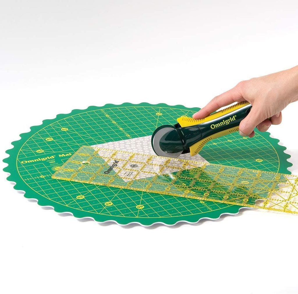 Omnigrid - 360 Rotary Cutting Mat 14" - Artistic Quilts with Color