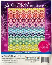 TULA PINK - ALCHEMY Pattern and Complete Paper Piece Pack ON BACKORDER - Artistic Quilts with Color