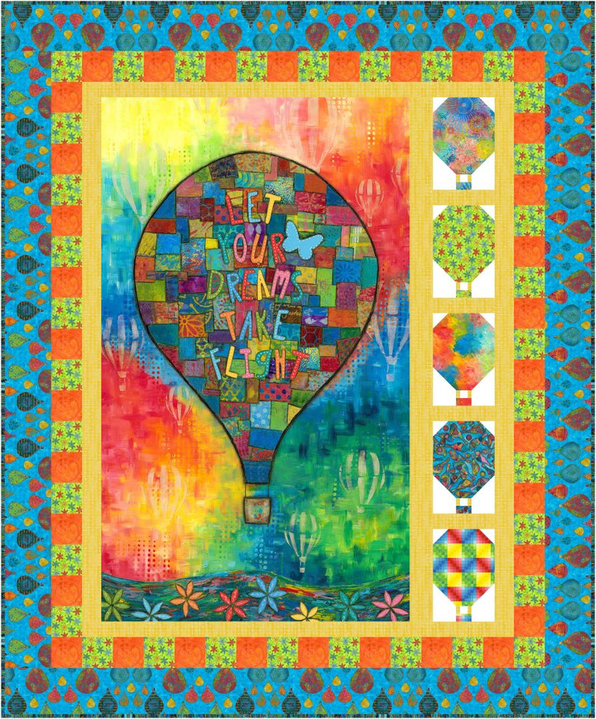 SUE PENN - BALLOON FESTIVAL QUILT - Artistic Quilts with Color