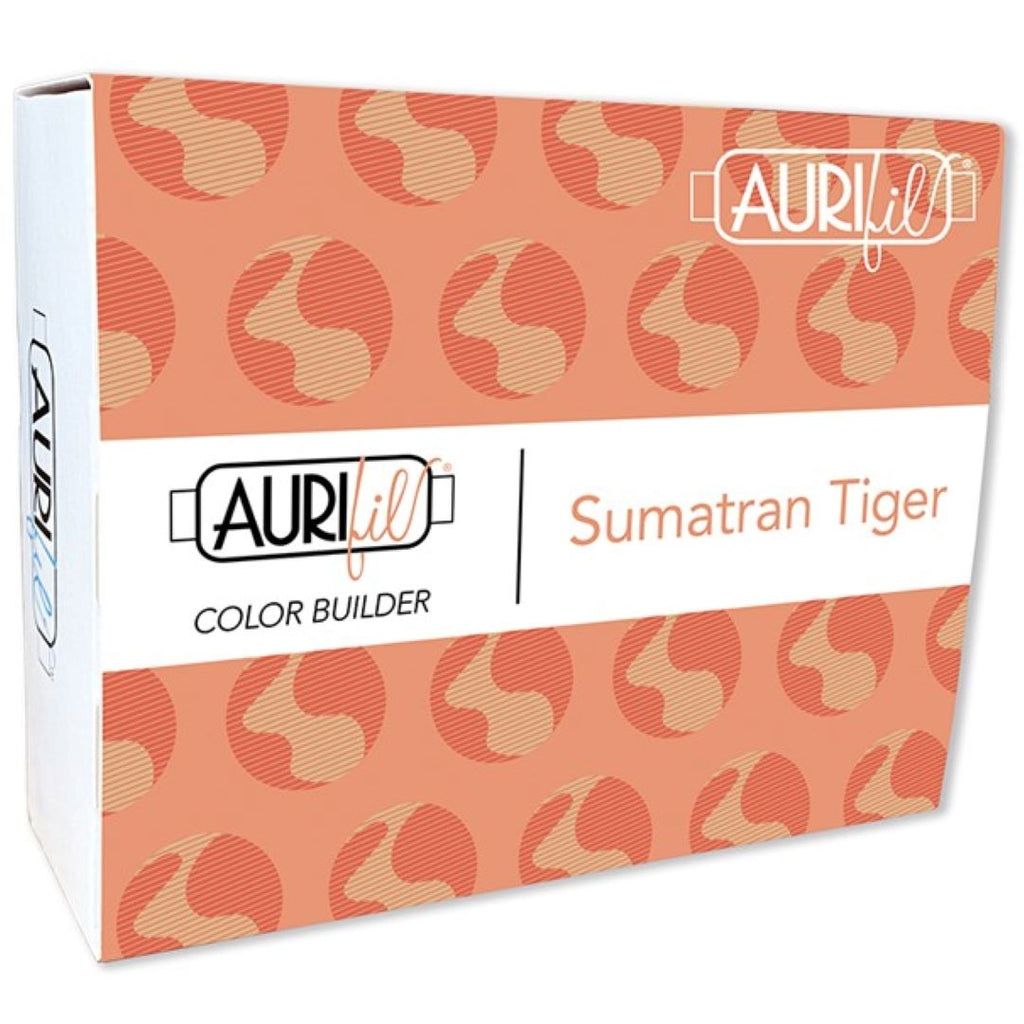 AURIFIL - Thread Color Builder 2021: July - Sumatran Tiger - Artistic Quilts with Color