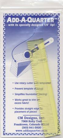 ADD-A-QUARTER RULER 6in