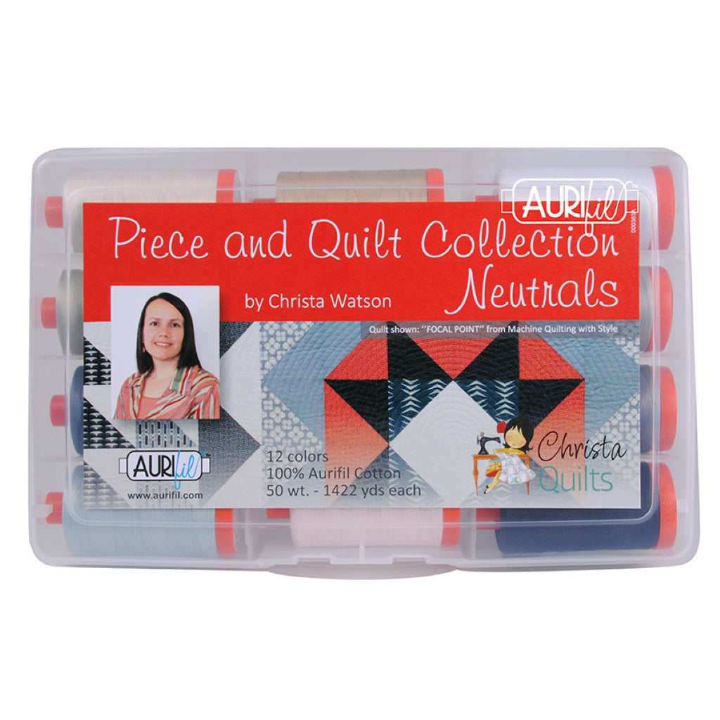 AURIFIL - CHRISTA WATSON - PIECE AND QUILT COLLECTION NEUTRALS - Artistic Quilts with Color