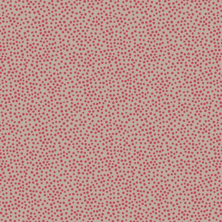 WINTER IN BLUEBELL WOOD FLANNEL, Winter in Red Dots