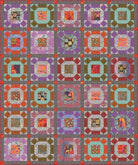 Kaffe Gathering No Moss Quilt Along Pattern and Tote - Artistic Quilts with Color