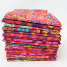 KAFFE FASSETT COLLECTIVE - Red Colorway, Fat Quarter Bundle - Artistic Quilts with Color