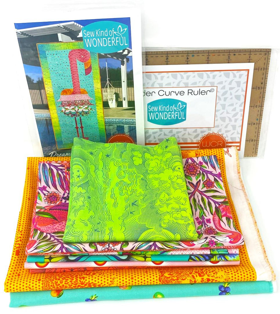 SEW KIND OF WONDERFUL - TULA PINK DAYDREAMER DREAMY DAN QUILT KIT - Artistic Quilts with Color