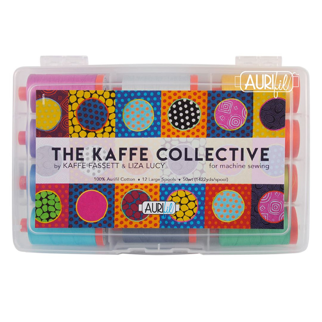 AURIFIL - KAFFE COLLECTIVE, By Kaffe Fassett & Liza Lucy - Artistic Quilts with Color