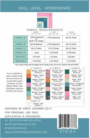 KITCHEN TABLE QUILTING - The Penny Quilt Pattern