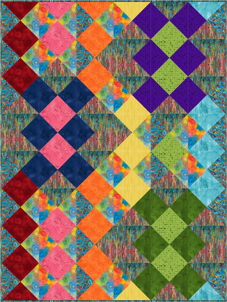 SUE PENN - LIMITLESS QUILT KIT - Artistic Quilts with Color