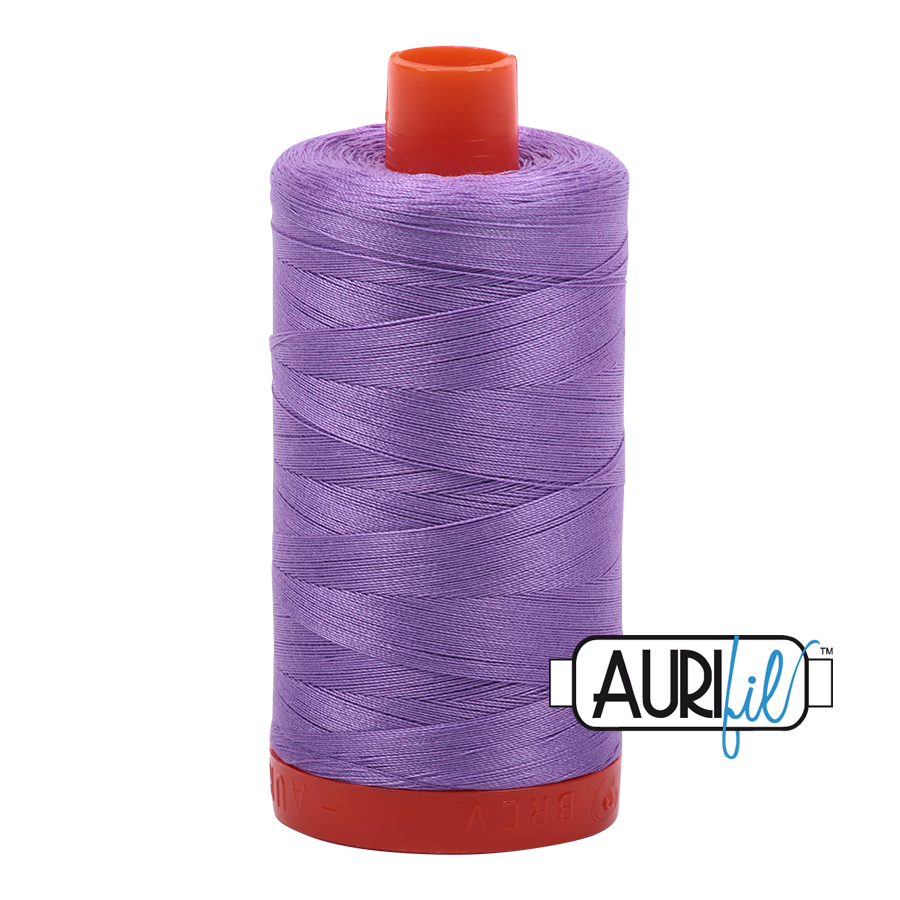 AURIFIL - Mako 50 wt - LARGE SPOOLS, Assorted Colors 1422 yards - Artistic Quilts with Color