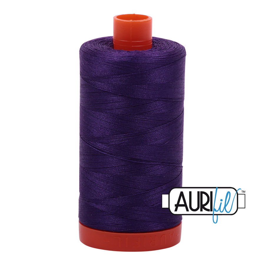 AURIFIL - Mako 50 wt - LARGE SPOOLS, Assorted Colors 1422 yards - Artistic Quilts with Color