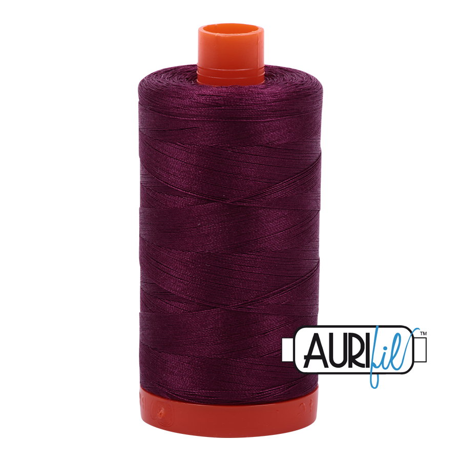 AURIFIL - Mako 50 wt - LARGE SPOOLS, Assorted Colors 1422 yards - Artistic Quilts with Color