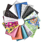 VICTORIA FINDLAY - NIGHT FANCY - Fat Quarter bundle - Artistic Quilts with Color