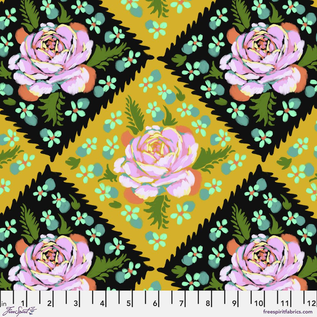 ANNA MARIA HORNER - FLUENT - Rose Tile, Butterscotch SHIPPING NOVEMBER 2022 - Artistic Quilts with Color