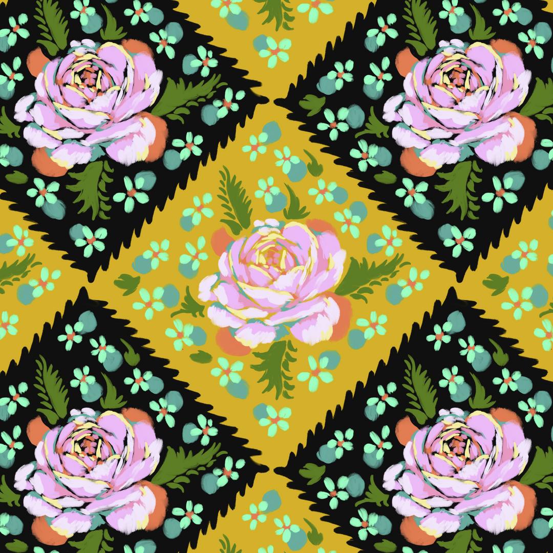 ANNA MARIA HORNER - FLUENT - Rose Tile, Butterscotch SHIPPING NOVEMBER 2022 - Artistic Quilts with Color