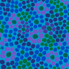 KAFFE FASSETT - KFC FEBRUARY 2022 - Flower Dot, Blue - Artistic Quilts with Color