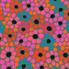 KAFFE FASSETT - KFC FEBRUARY 2022 - Flower Dot, Grey - Artistic Quilts with Color