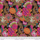 KAFFE FASSETT - KFC FEBRUARY 2022 - Cloisonne, Black - Artistic Quilts with Color