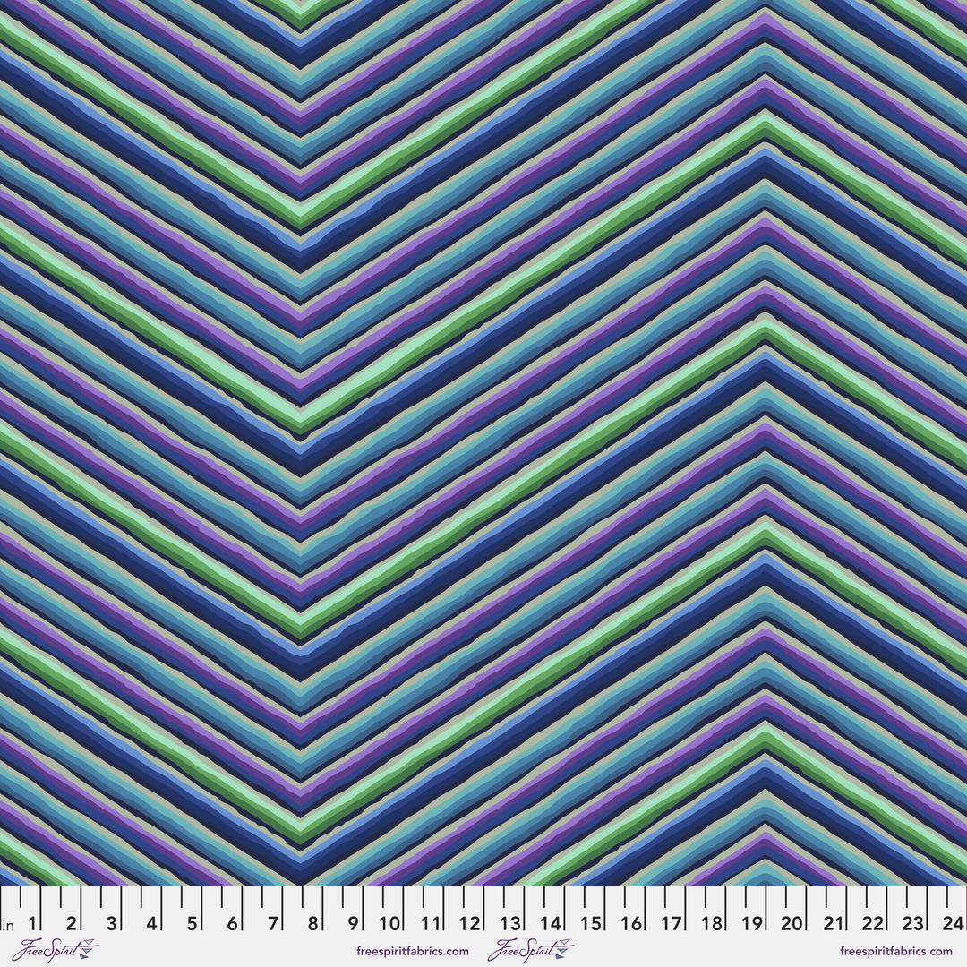 KAFFE 85 & FABULOUS - Chevron Stripe, Blue