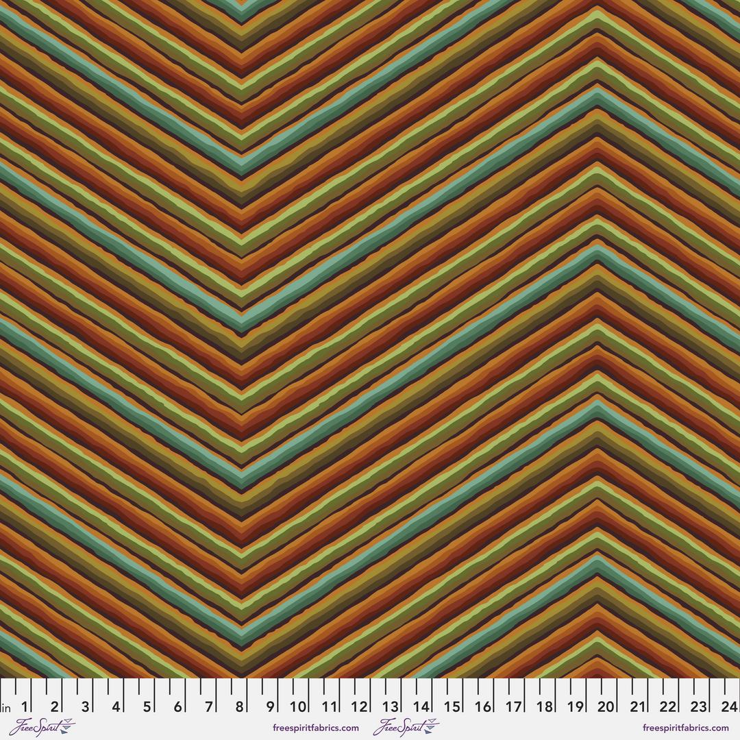 KAFFE 85 & FABULOUS - Chevron Stripe, Ochre 