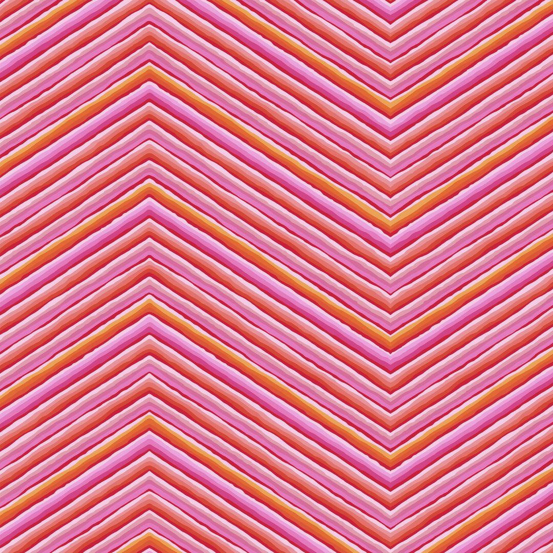 KAFFE 85 & FABULOUS - Chevron Stripe, Pink