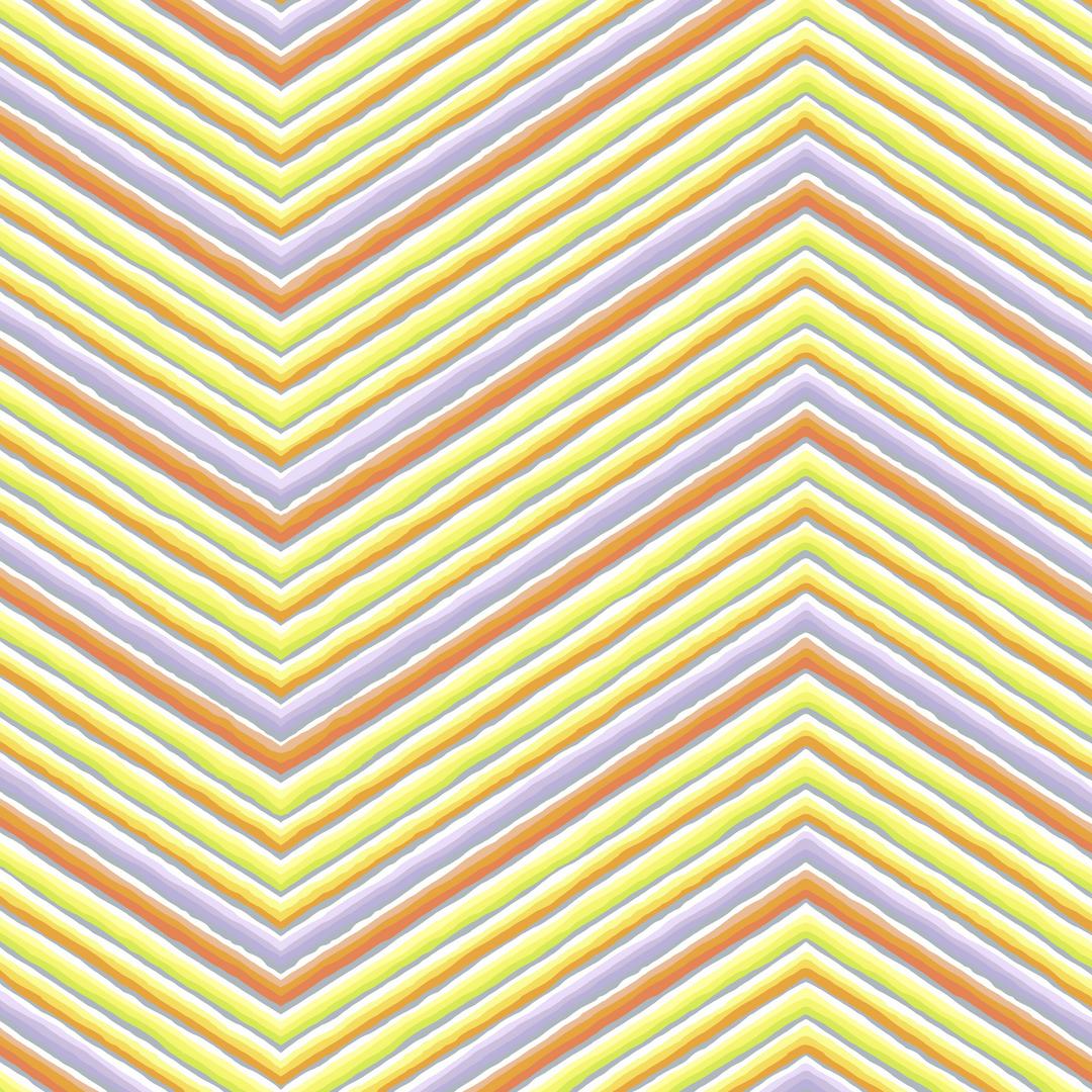 KAFFE 85 & FABULOUS - Chevron Stripe, Yellow 