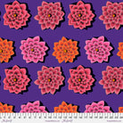 KAFFE FASSETT - KFC FEBRUARY 2022 - Shadow Flower, Purple - Artistic Quilts with Color