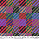 KAFFE FASSETT - KFC FEBRUARY 2022 -  Regimental Ties, Dark - Artistic Quilts with Color