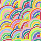 KAFFE FASSETT - KFC FEBRUARY 2022 - Rainbows, Grey - Artistic Quilts with Color