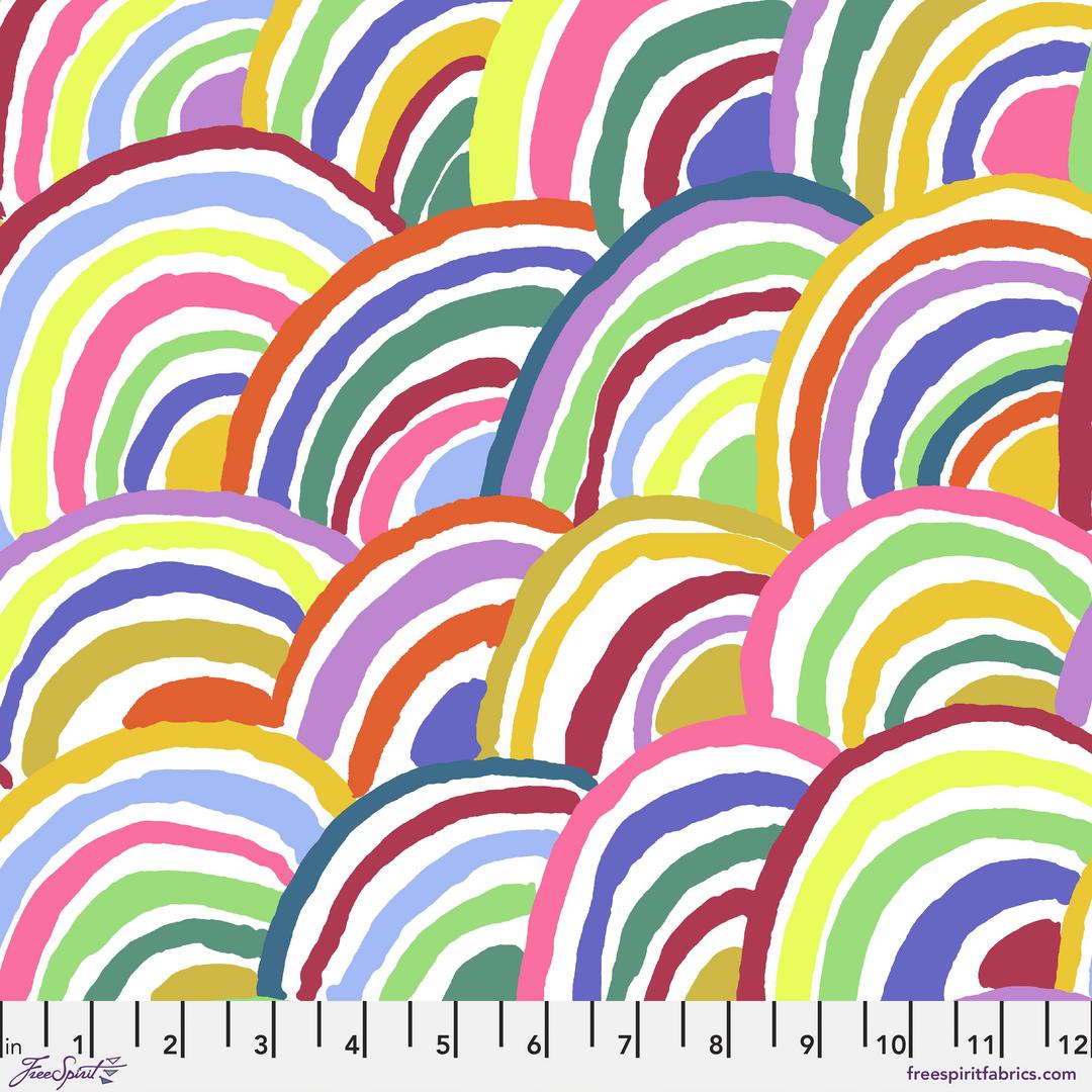 KAFFE FASSETT - KFC FEBRUARY 2022 - Rainbows, White