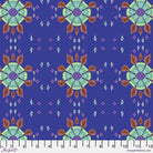 NATHALIE LETE - CONSERVATORY CRAFT - FOLK ART - Eyelet, Periwinkle - Artistic Quilts with Color