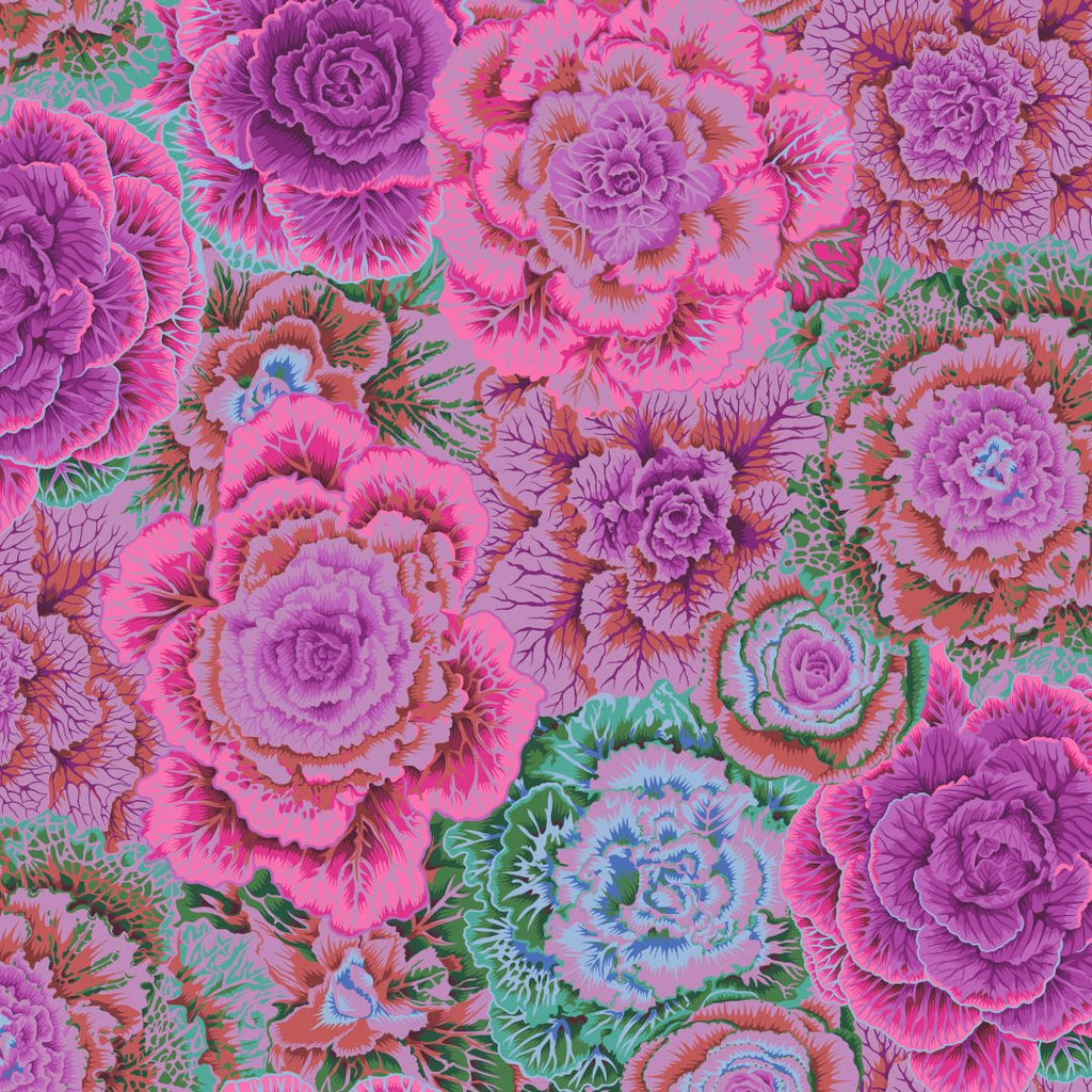 KAFFE FASSETT - KFC FEBRUARY 2022 - Brassica, Magenta - Artistic Quilts with Color