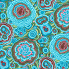 KAFFE FASSETT - KFC FEBRUARY 2022 - Agate, Turquoise - Artistic Quilts with Color