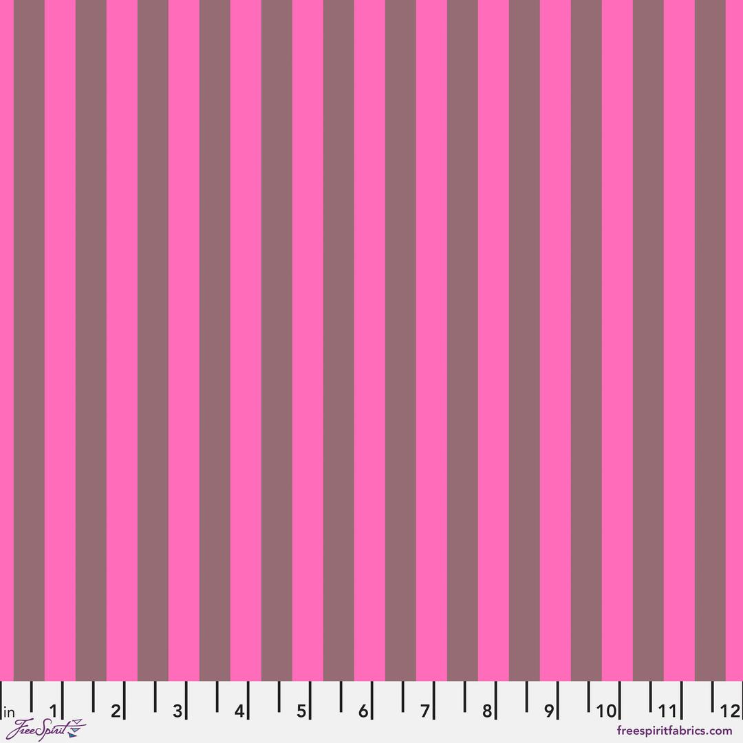 TULA PINK - NEON COLORS - Tent Stripe, Cosmic 