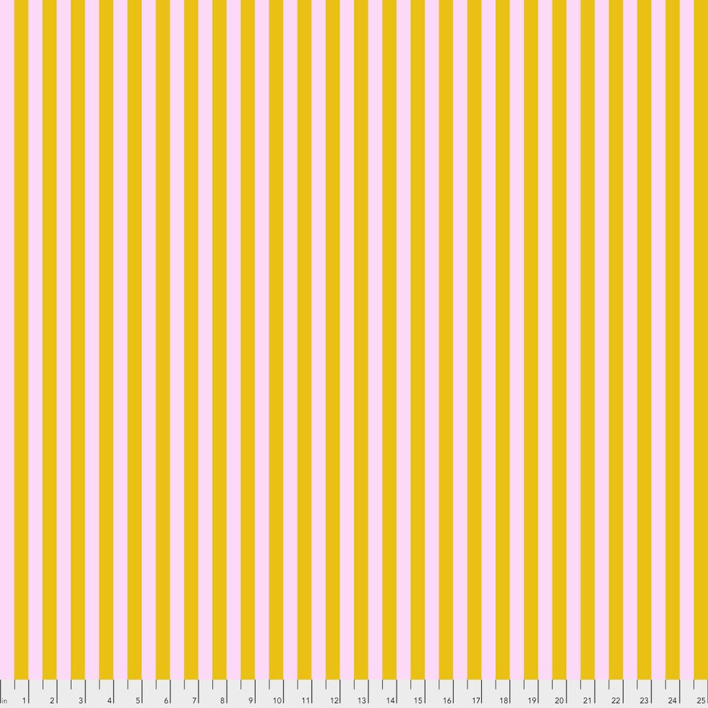 TULA PINK - True Colors - TENT STRIPES, MARIGOLD - Artistic Quilts with Color