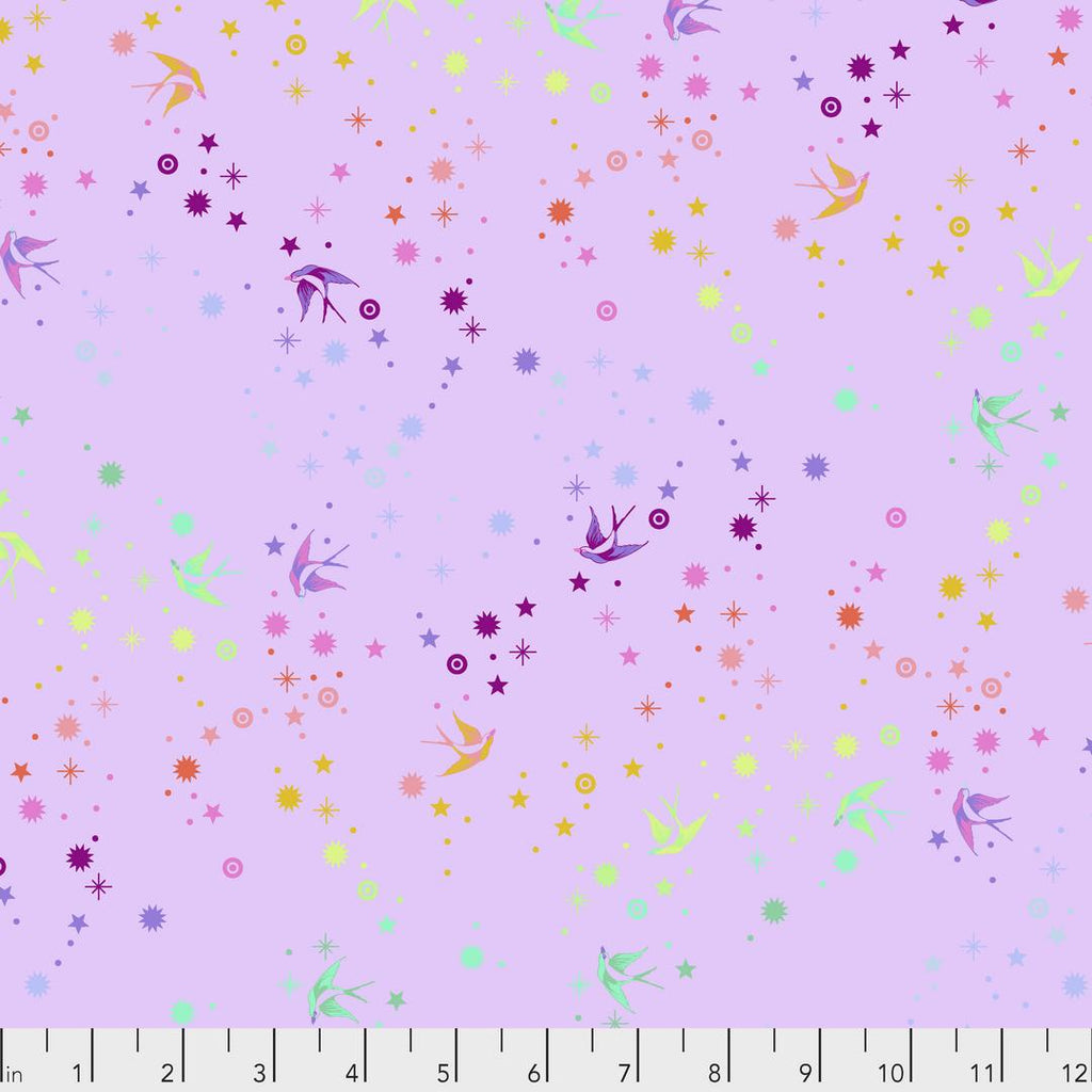 TULA PINK - True Colors - FAIRY DUST, LAVENDER - Artistic Quilts with Color