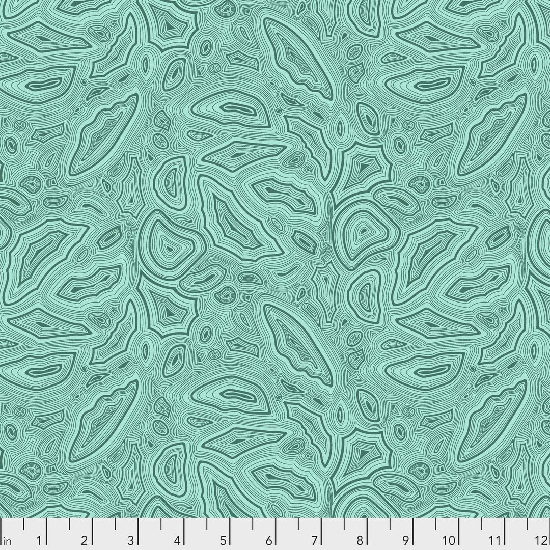 TULA PINK - True Colors - MINERAL, AQUAMARINE - Artistic Quilts with Color