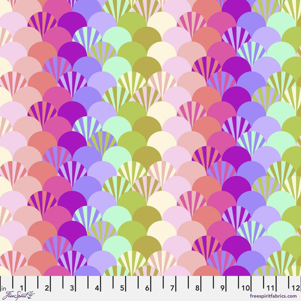 TULA PINK - PARISVILLE DÉJÀ VU - Fans, Sorbet - Artistic Quilts with Color
