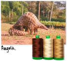 AURIFIL - Thread Color Builder 2021: November - Pangolin - Artistic Quilts with Color