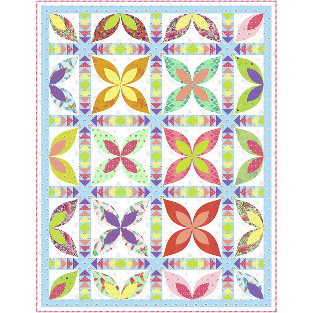 TULA PINK - DAYDREAMER - Paradise Quilt Kit - Artistic Quilts with Color